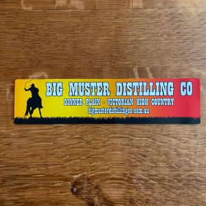 Bumper Sticker Big Muster Distilling Co